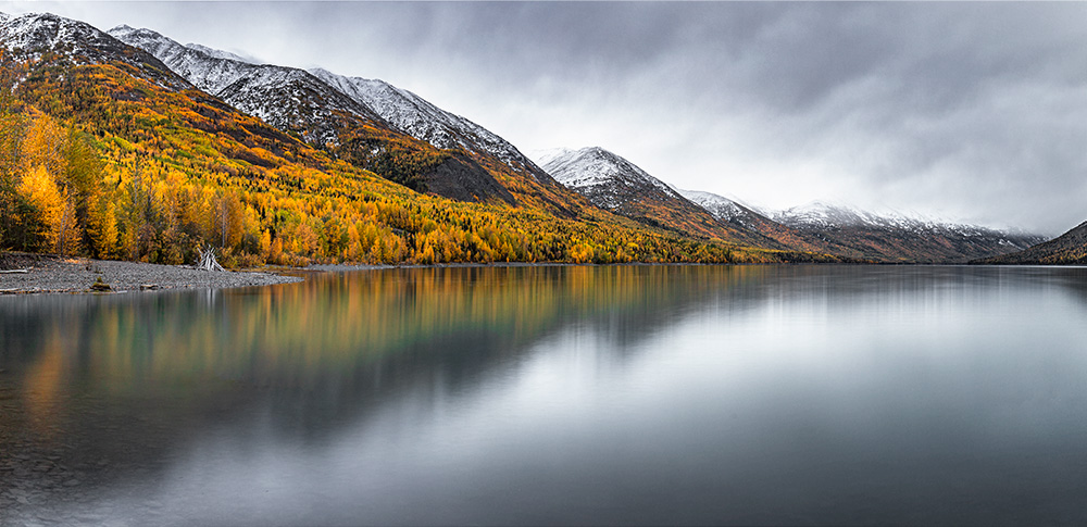 I adore the feeling of absolute calmness in nature a few hours before a snowstorm reaches the area. The sounds get quieter, the light gets softer. The anxiety about getting into trouble on untreated roads gets worse.