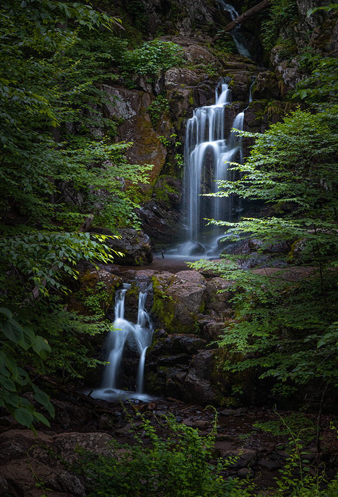 One of the most popular waterfall of Shenandoah National Park.